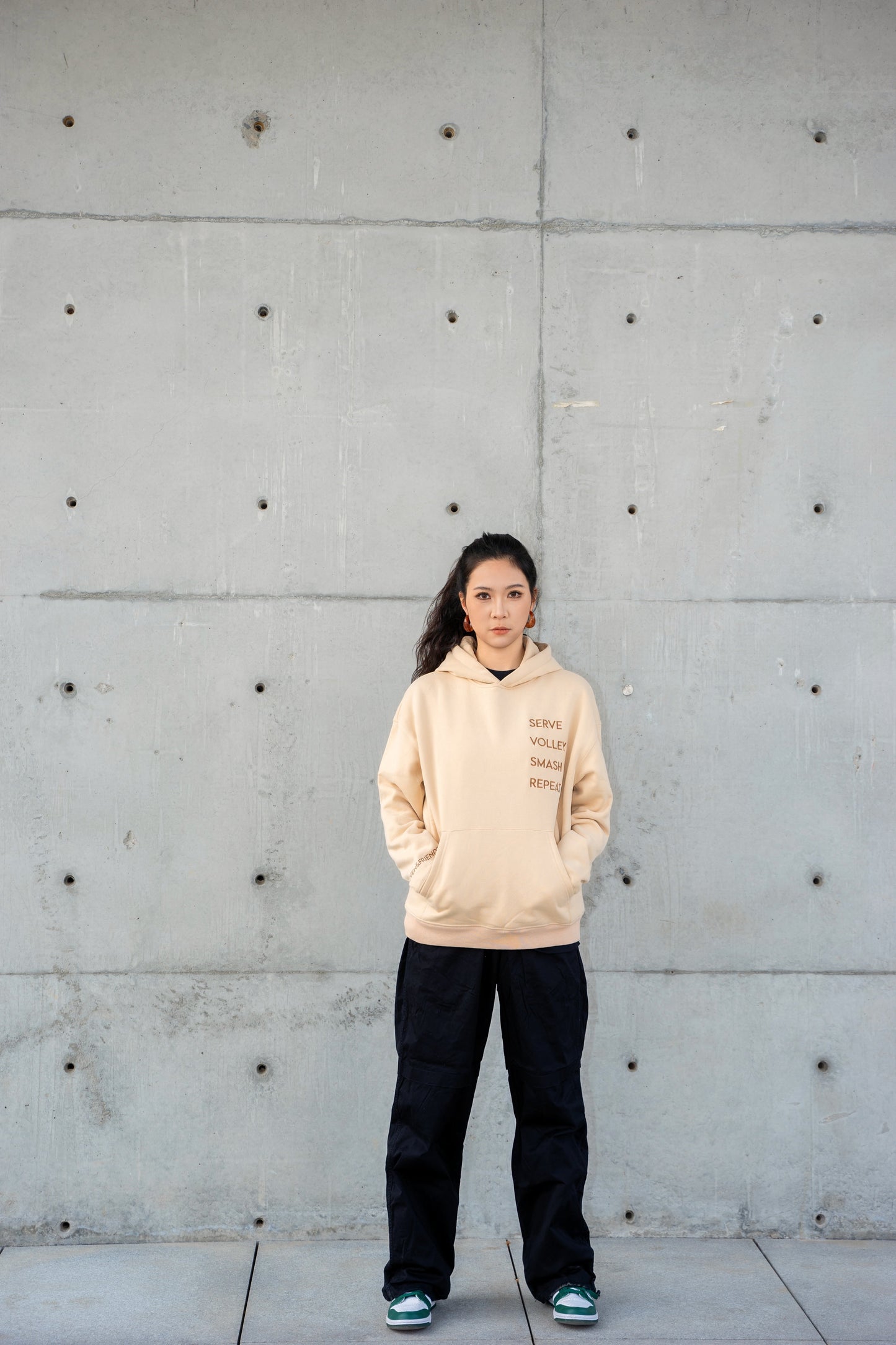 Serve Volley Smash Repeat | Padel & Tennis Hoodie