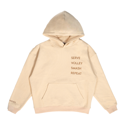 "Serve Volley Smash Repeat" | Padel & Tennis Hoodie