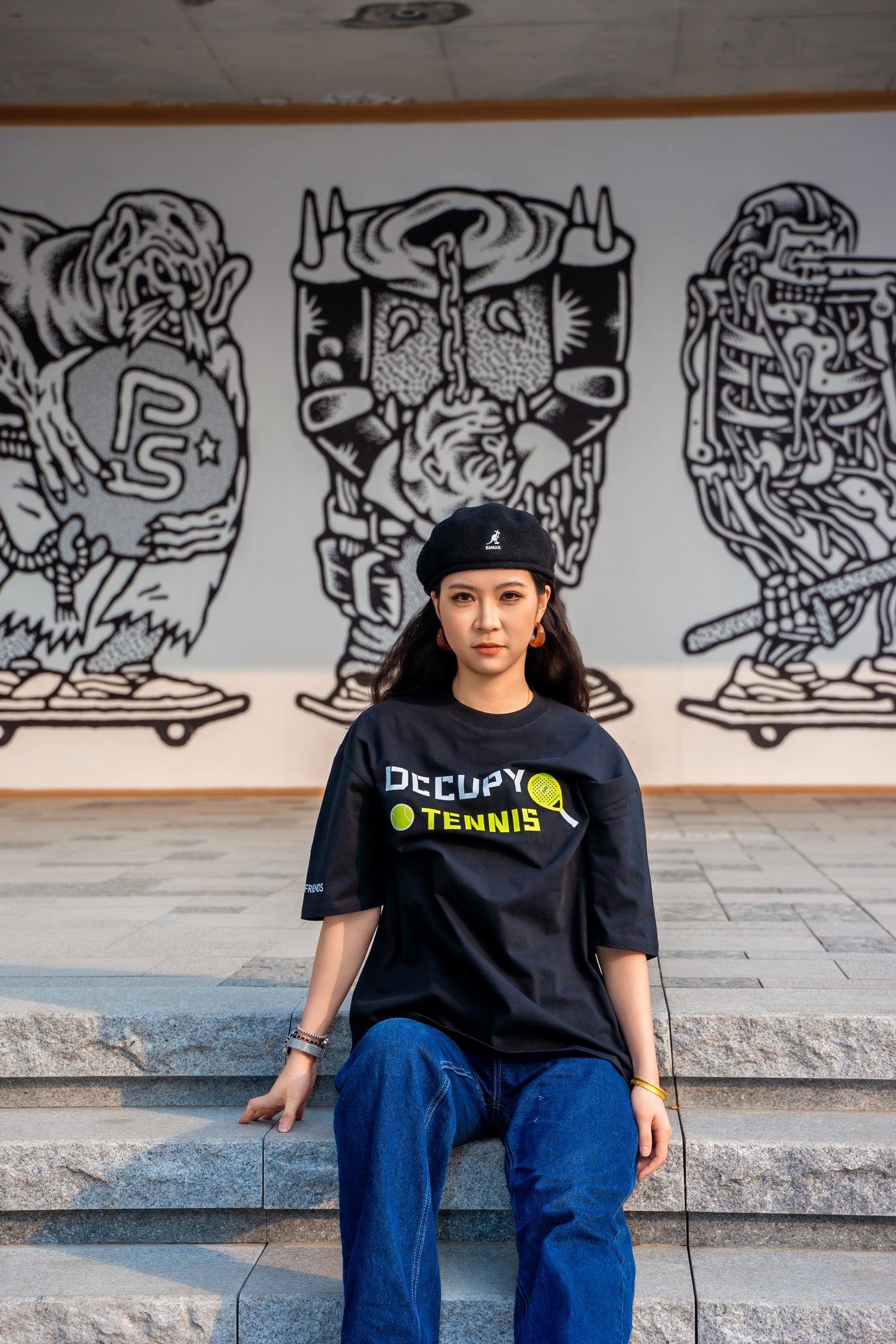 "Occupy Tennis" T-Shirt – SEVEN & FRIENDS | Padel & Tennis Shirt