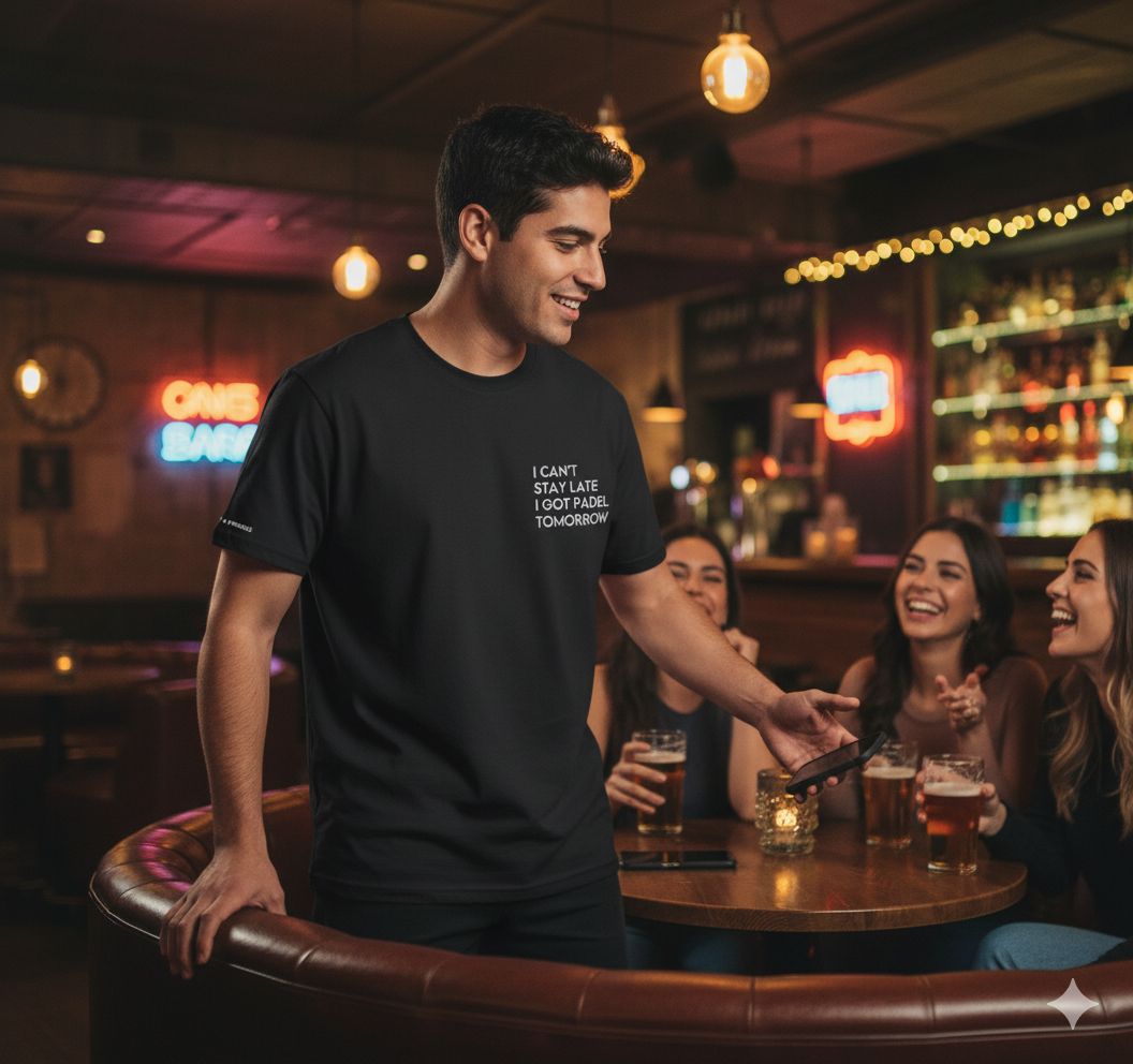 I Can't Stay Late I Got Padel Tomorrow